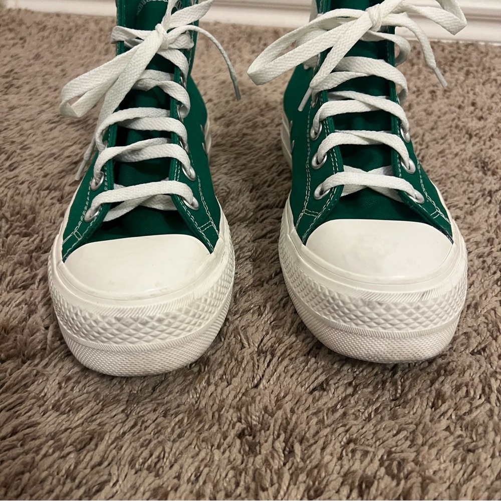 Converse Green High-Top Platform - Picture 3 of 10